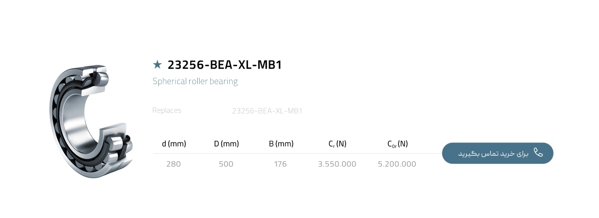 رولبرینگ 23256
